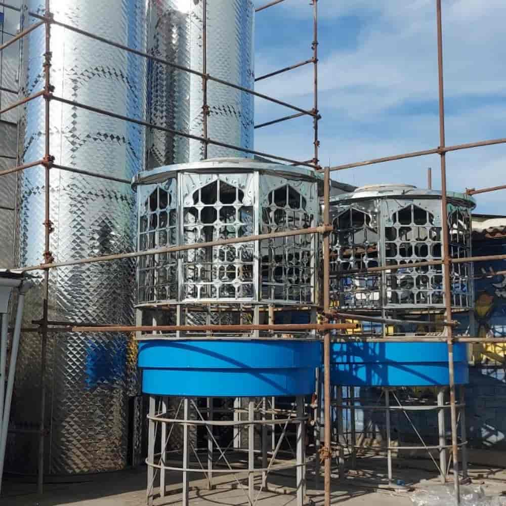 ساخت گلدسته استیل نقره ای نصب در استان کرمان شهرستان کهنوج