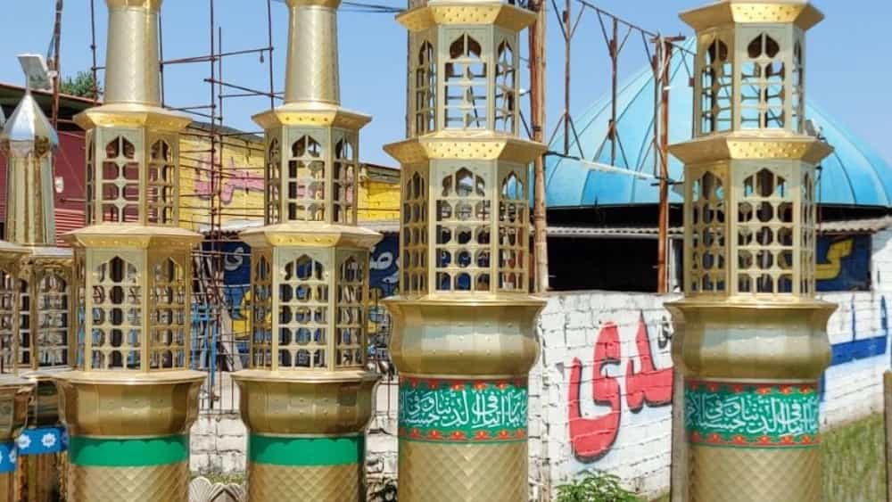 ساخت گلدسته فلزی و بتنی مساجد در مازندران