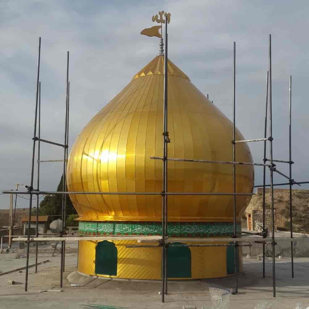 ساخت گنبد آلومینیوم طلایی در شهرستان سوق ساخت گنبد آلومینیوم طلایی در شهرستان سوق