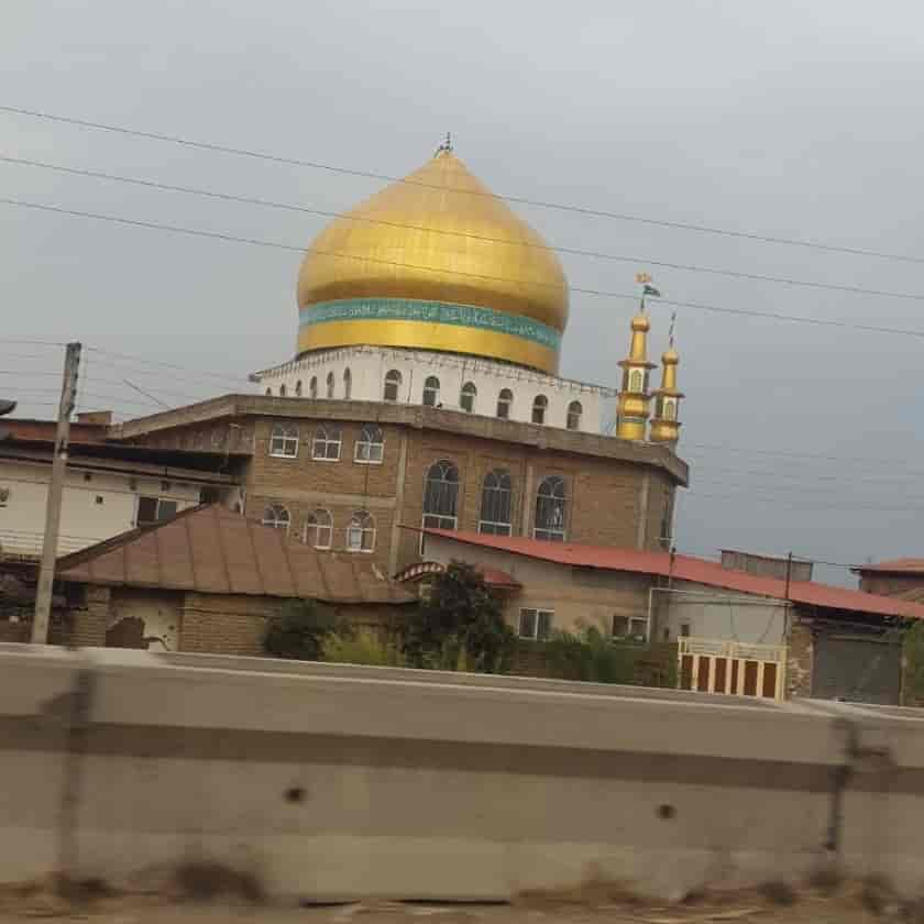 ساخت گنبد آلومینیوم طلایی در مازندران نکا جاده بندر امیر آباد طوسکلا ساخت گنبد آلومینیوم طلایی در مازندران نکا جاده بندر امیر آباد طوسکلا
